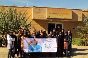 بازدید از مرکز جذب انرژی خورشیدی سازمان انرژی‌های نو ایران (سانا) توسط دانشجویان دانشگاه الزهرا (س)