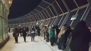 بازدید از برج میلاد تهران توسط دانشجویان دانشگاه الزهرا (س)