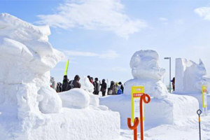 Festival de Esculturas de Hielo, imán para el turismo en la ciudad japonesa de Sapporo